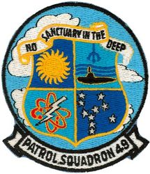 Patrol Squadron 49 (VP-49)
VP-49
1962-1994 
Established as VP-19 on 1 Feb 1944; VPB-19 on 1 Oct 1944; VP-19 on 15 May 1946; VP-MS-9 on 15 Nov 1946; VP-49 on 1 Sep 1948-1 Mar 1994.
Martin P5M-2/SP-5B Marlin
Lockheed P-3A/C Orion 
