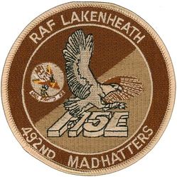 492d Fighter Squadron F-15E
Keywords: desert