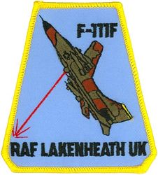 493d Tactical Fighter Squadron F-111F
