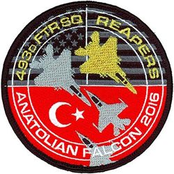 493d Fighter Squadron Exercise ANATOLIAN FALCON 2016 Commander
