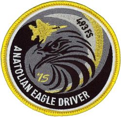493d Fighter Squadron Exercise ANATOLIAN EAGLE 2015 F-15 Pilot  Commander
493d Fighter Squadron's deployment to 3rd Main Jet Base, Konya, Turkey, 8-18 Jun 2015, for Anatolian Eagle 2015, a joint training exercise between the Turkish, US and other NATO air forces. 
