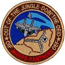 494th Expeditionary Fighter Squadron Operation ENDURING FREEDOM and IRAQI FREEDOM
Keywords: desert