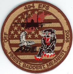 494th Expeditionary Fighter Squadron Operation ENDURING FREEDOM 2008
Keywords: desert