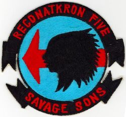 Reconnaissance Attack (Heavy) Squadron 5 (RVAH-5) 
Established as Composite Squadron Five (VC-5) in Sep 1948. Redesignated Heavy Attack Squadron Five (VAH-5) "Mushmouths, later Savage Sons "on 3 Feb 1956; Reconnaissance Attack (Heavy) Squadron Five (RVAH-5) ON 5 May 1964. Disestablished on 30 Sep 1977.

North American RA-5C Vigilante, 1964-1977

