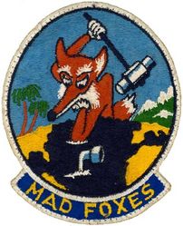 Patrol Squadron 5 (VP-5)
Established as Patrol Squadron SEVENTEEN-F (VP-17F) on 2 Jan 1937. Redesignated Patrol Squadron SEVENTEEN (VP-17) on 1 Oct 1937; Patrol Squadron FORTY TWO (VP-42) on 1 Jul 1939; Bombing Squadron ONE HUNDRED THIRTY FIVE (VB-135) on 15 Feb 1943; Patrol Bombing Squadron ONE HUNDRED THIRTY FIVE (VPB-135) on 1 Oct 1944; Patrol Squadron ONE HUNDRED THIRTY FIVE (VP-135) on 15 May 1946; Medium Patrol Squadron (Landplane) FIVE (VP-ML-5) on 15 Nov 1946; Patrol Squadron FIVE (VP-5) on 1 Sep 1948, the second squadron to be assigned the VP-5 designation.

Lockheed P2V-1/3/5/SP-2E Neptune, 1948-1966
Lockheed P-3A Orion, 1966-1971
Lockheed P-3A (DIFAR) Orion, 1971
Lockheed P-3C Orion, 1974-1989
Lockheed P-3C UIIIR Orion, 1989-2013
Boeing P-8A Poseidon, 2013-.

Insignia (2nd) “Mad Foxes” used after 1948.

