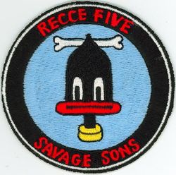 Reconnaissance Attack (Heavy) Squadron 5 (RVAH-5) 
Established as Composite Squadron Five (VC-5) in Sep 1948. Redesignated Heavy Attack Squadron Five (VAH-5) "Mushmouths, later Savage Sons "on 3 Feb 1956; Reconnaissance Attack (Heavy) Squadron Five (RVAH-5) ON 5 May 1964. Disestablished on 30 Sep 1977.

North American RA-5C Vigilante, 1964-1977

