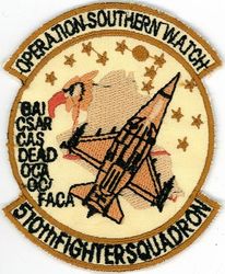 510th Expeditionary Fighter Squadron Operation SOUTHERN WATCH 2002
Keywords: desert