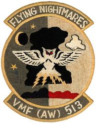 Marine All-Weather Fighter Squadron 513 (VMF (AW)-513)
VMF(AW)-513 "Flying Nightmares"
1962-1963
F-4D Skyray
F-4 Phantom II
