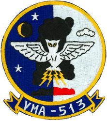 Marine Attack Squadron 513 (VMA-513)
VMA-513 "Flying Nightmares"
1971-
AV-8A Harrier


