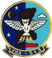 Marine Attack Squadron 513 (VMA-513)
VMA-513 "Flying Nightmares"
1971-
AV-8A Harrier

