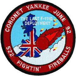 522d Fighter Squadron Exercise CORONET YANKEE 1992
