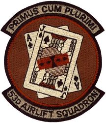 53d Airlift Squadron
Translation: PRIMUS CUM PLURIMI = First with the Most
Keywords: desert
