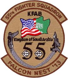 55th Fighter Squadron FALCON NEST 2013
Keywords: desert