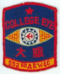 552d Airborne Early Warning and Control Wing Detachment 1 College Eye Task Force
