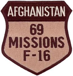 555th Fighter Squadron 69 Missions F-16 Afghanistan
Keywords: desert