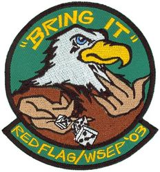 555th Fighter Squadron Exercise RED FLAG 2003-04 and COMBAT HAMMER
