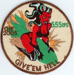 555th Expeditionary Fighter Squadron Operation IRAQI FREEDOM 2005 
Keywords: desert
