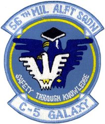 56th Military Airlift Squadron, Training
Constituted 56 Troop Carrier Squadron on 12 Nov 1942. Activated on 18 Nov 1942. Inactivated on 25 Mar 1946. Activated in the Reserve on 3 Aug 1947. Redesignated 56 Troop Carrier Squadron, Medium, on 27 Jun 1949. Ordered to active service on 15 Oct 1950. Inactivated on 14 Jul 1952. Activated in the Reserve on 14 Jul 1952. Inactivated on 16 Nov 1957. Redesignated 56 Military Airlift Squadron, Training, and activated on 27 Dec 1965. Organized on 8 Jan 1966. Redesignated 56 Airlift Squadron on 27 Aug 1991-.
