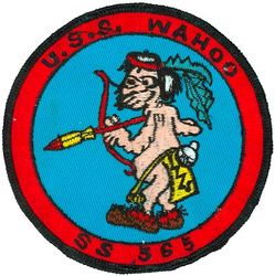 SS-565 USS Wahoo
Namesake. The Wahoo, (Acanthocybium solandri) a scombrid fish found worldwide in tropical and subtropical seas
Builder. Portsmouth Naval Shipyard, NH
Laid down. 24 Oct 1949
Launched. 16 Oct 1951
Commissioned. 30 May 1952
Decommissioned. 27 Jun 1980
Stricken	. 15 Jul 1983
Fate. Sold for scrap in 1984
Class and type. Tang-class submarine Attack submarine
Displacement:	
1,560 long tons (1,585 t) surfaced
2,260 long tons (2,296 t) submerged
Length. 269 ft 2 in (82.04 m)
Beam. 27 ft 2 in (8.28 m)
Draft. 17 ft (5.2 m)
Speed. 15.5 knots (17.8 mph; 28.7 km/h) surfaced, 18.3 knots (21.1 mph; 33.9 km/h) submerged
Complement. 83 officers and men
Armament. 8 × 21 inch (533 mm) torpedo tubes (6 forward, 2 aft)

