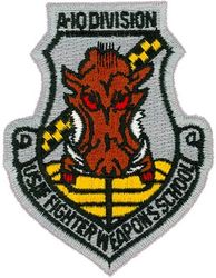 USAF Fighter Weapons School A-10 Division
