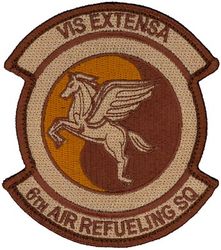 6th Air Refueling Squadron
Translation: VIS EXTENSA = Strength Extended
Keywords: desert