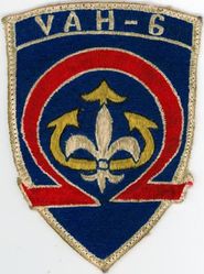 Heavy Attack Squadron 6 (VAH-6) 
Established as Composite Squadron SIX (VC-6) on 6 Jan 1950. Redesignated Heavy Attack Squadron SIX (VAH-6) on 1 Jul 1956; Reconnaissance Attack Squadron SIX (RVAH-6) on 23 Sep 1965. Disestablished on 20 Oct 1978.

North American AJ-2 Savage, 1955-1958
Douglas A3D-2 Skywarrior, 1958-1965


