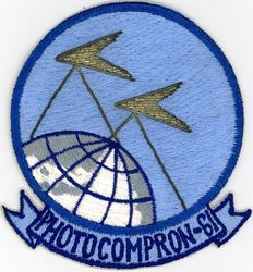 Composite Photographic Squadron 61 (VCP-61) 
Established as Heavy Photographic Reconnaissance Squadron SIXTY ONE (VAP-61) on 20 Jan 1951. Redesignated Photographic Squadron SIXTY ONE (VJ-61) on 5 Mar 1952; Heavy Photographic Reconnaissance Squadron SIXTY ONE (VAP-61) on 2 Jul 1956; Composite Photographic Squadron SIXTY ONE (VCP-61) on 1 Jul 1959; Heavy Photographic Reconnaissance Squadron SIXTY ONE (VAP-61) on 1 Jul 1961. Disestablished on 15 Oct 1969.

North American AJ-P2 Savage, 1948-1959
Voght F8U-1P Crusader, 1959-1961
Douglas RA-3B Skywarrior, 1959-1969

Deployments:
19 Sep 1960-27 May 1961, CVA-43 USS Coral Sea, CVG-15, Det. D, F8U-1P	
6 Mar 1965-23 Nov 1965, CVA-41 USS Midway, CVW-2,	Det. ?, RA-3B	
22 May 1964-20 Jul 1964, CVA-63 USS Kitty Hawk, CVW-11, Det. C, RA-3B	
28 Jan 1964-21 Nov 1964, CVA-31 USS B. H. Richard, CVW-19, Det. C, RA-3B	
26 Oct 1965-21 Jun 1966, CVAN-65 USS Enterprise, CVW-9, Det. M, RA-3B

