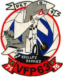 Light Photographic Squadron 63 Detachment 4 (VFP-63 Det 4) 1975-1976
Established as Composite Squadron Sixty-One (VC-61) on 20 Jan 1949. Redesignated Fighter Photographic Squadron Sixty One (VFP-61) in Jul 1956; Composite Photographic Squadron Sixty-Three (VCP-63) on 1 Jul 1959; Light Photographic Squadron Sixty Three (VFP-63) “Eyes of the Fleet” on 1 Jul 1961. Disestablished on 30 Jun 1982.

Vought F8U-1P/RF-8A Crusader

