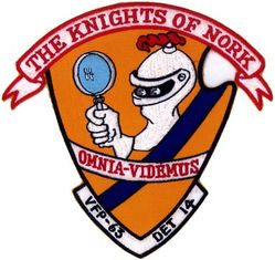 Light Photographic Squadron 63 Detachment 14 (VFP-63 Det 14) CVW-16 Western Pacific Cruise 1969
Established as Composite Squadron Sixty-One (VC-61) on 20 Jan 1949. Redesignated Fighter Photographic Squadron Sixty One (VFP-61) in Jul 1956; Composite Photographic Squadron Sixty-Three (VCP-63) "Eyes of the Fleet" on 1 Jul 1959; Light Photographic Squadron Sixty Three (VFP-63) on 1 Jul 1961. Disestablished on 30 Jun 1982.

Deployment: 1 Feb-18 Sep 1969, USS Ticonderoga (CVA-14), CVW-16, Vought F8U-1P/RF-8G Crusader

