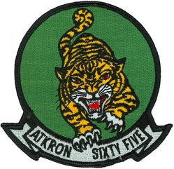 Attack Squadron 65 (VA-65)  
VA-65 "Tigers"
1980's-1993
Grumman A-6E Intruder
