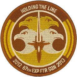 67th Expeditionary Fighter Squadron Theater Security Package Deployment 2012-2013
Keywords: desert