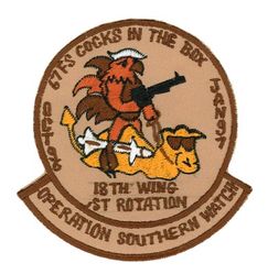 67th Fighter Squadron OPERATION SOUTHERN WATCH
Keywords: desert
