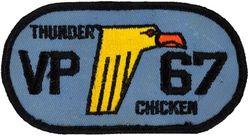 Patrol Squadron 67 (VP-67) Morale
VP-67
1971-1994
Established as VP-67 on 1 Nov 1970-30 Sep 1994.
Lockheed SP-2H Neptune
Lockheed P-3A/B TAC/NAV MOD Orion

