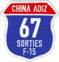 67th Fighter Squadron China Air Defense Identification Zone 67 Sorties
