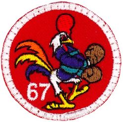 67th Fighter Squadron - Pencil Pocket Tab
