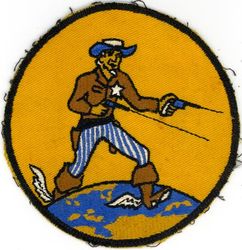 677th Bombardment Squadron, Heavy
677th Bombardment Squadron, Heavy Constituted 677th Bombardment Squadron (Heavy) on 15 Feb 1943. Activated on 1 Mar 1943. Redesignated 677th Bombardment Squadron (Very Heavy) on 20 Nov 1943. Inactivated on 1 Oct 1946.

WW-II era embroidered on twill. 

Davis-Monthan Field, AZ; 1 Mar 1943; Great Bend AAFld, KS, 2 Aug 1943-12 Mar 1944; Charra, India, c. 13 Apr 1944; Dudhkundi, India, 1 Jul 1944-Apr 1945; West Field, Tinian, Apr-27 Oct 1945; Merced AAFld, CA, 15 Nov 1945; Davis-Monthan Field, AZ, 10 May-1 Oct 1946.



