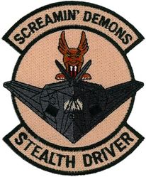 7th Fighter Squadron F-117 Stealth Pilot
Keywords: desert