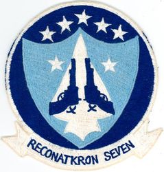 Reconnaissance Attack (Heavy) Squadron 7 (RVAH-7)
Established as Composite Squadron Seven (VC-7) in Oct 1950. Redesignated Heavy Attack Squadron Seven (VAH-7) on 1 Jul 1955; Reconnaissance Attack (Heavy) Squadron Seven (RVAH-7) on 1 Dec 1964. Disestablished on 28 Sep 1979.

North American AJ-2 Savage, 1955-1958
Douglas A3D-1/2 Skywarrior, 1958-1961
North American A3J-1, RA-5C Vigilante, 1961-1979.

