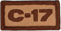 7th Airlift Squadron C-17 Pencil Pocket Tab
Keywords: desert