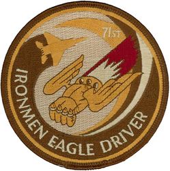 71st Fighter Squadron F-15 Pilot
Keywords: desert