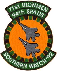 1st Fighter Wing OPERATION SOUTHERN WATCH 1992

