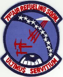 71st Air Refueling Squadron, Heavy
Translation: ULTIMUS SERVITIUM = The Ultimate Service
