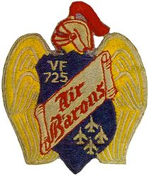 Fighter Squadron 725 (VF-725) Air Barons  Flight Demonstration Team
VF-725 
1950s-Jul 1964
Grumman F9F-8 Cougar


