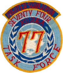 Fighter Squadron 74 (VF-74) (3rd) CVG-7 Task Force 77 Western Pacific, Korea Cruise 1952-1953
Established as Bomber Fighter Squadron TWENTY (VBF-20) on 16 Apr 1945. Redesignated Fighter Squadron TEN A (VF-10A) on 15 Nov 1946; Fighter Squadron NINETY TWO (VF-92) on 1 Sep 1948; Fighter Squadron SEVENTY FOUR (VF-74) (3rd) "Be Devilers" on 15 Feb 1950. Disestablished on 30 Apr 1994.

Deployment. 20 May 1952-8 Jan 1953 USS Bon Homme Richard (CVA-31) CVG-7, Vought F4U-4 Corsair

