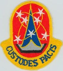 740th Strategic Missile Squadron (ICBM-Minuteman) 
Translation: CUSTODES PACIS = Custodians of the Peace
