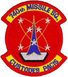 740th Missile Squadron 
Translation: CUSTODES PACIS = Custodians of the Peace
