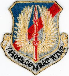 7440th Combat Wing (Provisional) 
7440th Combat Wing was not the official unit designation although it was used on this patch for morale purposes.
