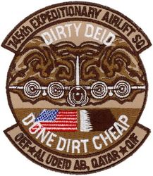 745th Expeditionary Airlift Squadron Operation IRAQI FREEDOM & ENDURING FREEDOM
Keywords: desert