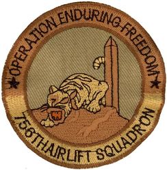 756th Airlift Squadron Operation ENDURING FREEDOM
Keywords: desert