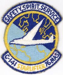 76th Military Airlift Squadron 
Constituted as 76 Ferrying Squadron (Special) on 30 Jan 1943. Activated on 8 Feb 1943. Redesignated as 76 Transport Transition Squadron on 4 Jun 1943. Disbanded on 31 Mar 1944. Reconstituted, and redesignated as 76 Air Transport Squadron, Medium, on 20 Jun 1952. Activated on 20 Jul 1952. Redesignated as 76 Military Airlift Squadron on 8 Jan 1966; 76 Airlift Squadron on 1 Oct 1991-.
